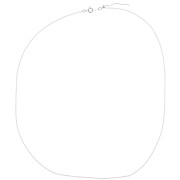 Tour de cou réglable maille Forçat 1.1 mm - Argent 925 x55cm