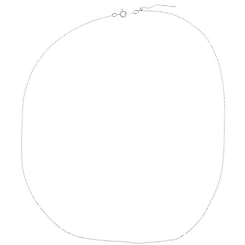 Tour de cou réglable maille Forçat 1.1 mm - Argent 925 x55cm