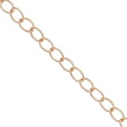 Chaîne maille Forçat 2.9 mm - Rose Gold filled (or laminé)  x50cm