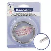 Fil Acier inox rond 1.02 mm x3.5 m