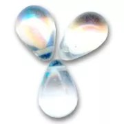 Gouttes 10x14 mm Crystal AB x10|raw }}
