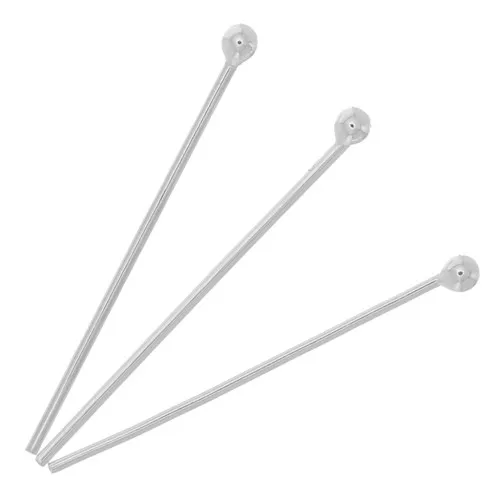 Clous tête boule 20x0.50 mm en Argent 925 x10
