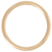 Anneau rond fermé 12 mm - Gold filled (or laminé)  x1