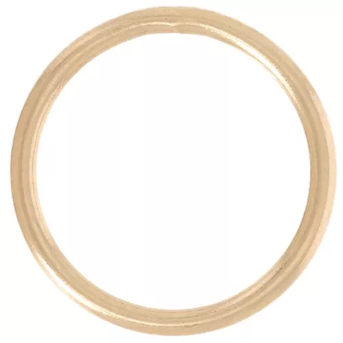 Anneau rond fermé 12 mm - Gold filled (or laminé) x1