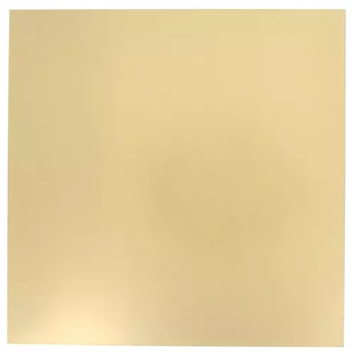 Plaque de laiton 200x200 mm - épaisseur 0.8 mm - Laiton x1