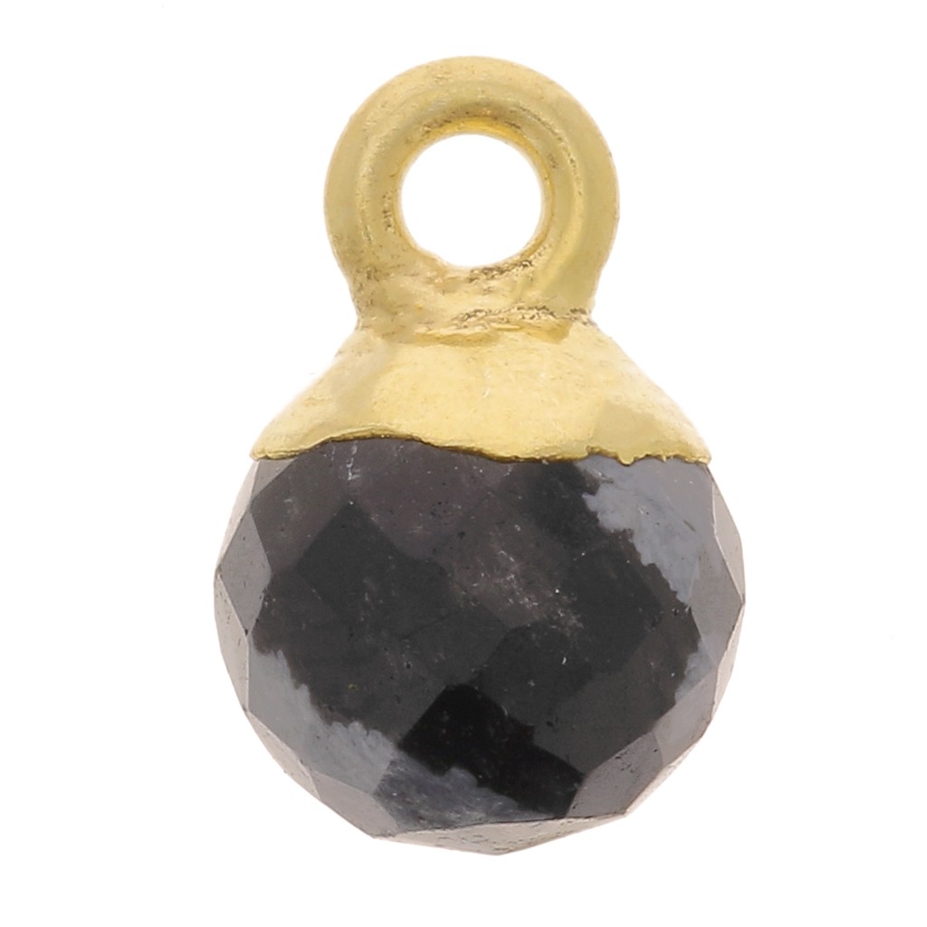 Épingle à Cheveux Boule Facettée - Bijou Vintage - Occasion - Métal Inconnu - Parfaite Pour Les Coiffures Rétro
