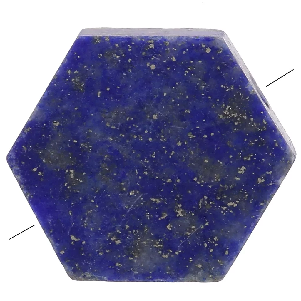Perles Lapis-lazuli Naturel Taillées Voile/couronne - Taille 14x8 Mm - Lot 150 Carats - Neuf Sans Boîte