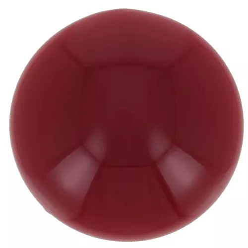 Cabochon rond 14 mm en résine opaque - Bordeaux x1