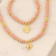 Pendentif étoile du nord 16x12 mm - Doré à l'or fin x1