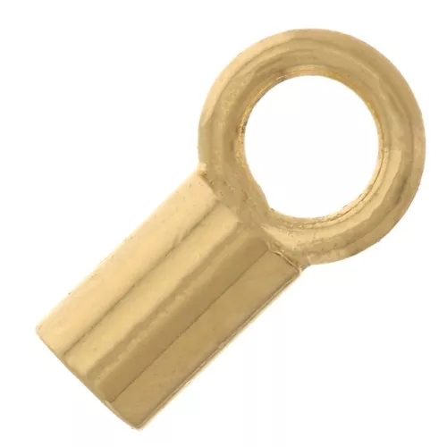 Embouts pour cordon 1.5 mm - Doré à l'or fin x10