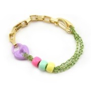 Fermoir mousqueton 21 mm - Rhodié x1