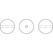 Nacrée PureCrystal 5811 14 mm Neon Red Pearl x1