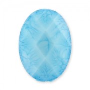 Cabochon facetté en résine 18x13 mm Aquamarine x1|raw }}