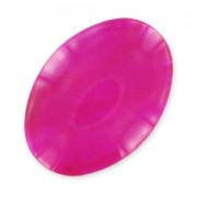 Cabochon pailleté 25x18 mm Fuchsia x1|raw }}