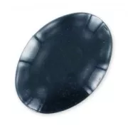 Cabochon pailleté 25x18 mm Bleu Nuit x1