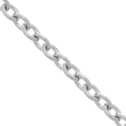 Chaîne maille Forçat 4,1x3,1 mm en Acier inoxydable x1m