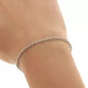 Chaîne maille Forçat 2,8x2,3 mm en Acier inoxydable x1m