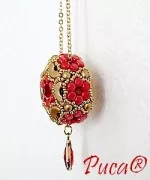 Kalos® par Puca® 4x3 mm - Frost Cherry Mat x10g