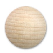 Cabochon en bois brut à peindre, coller ou sertir 35 mm x1