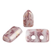 Perles en verre Piros® par Puca® 2x5 mm - Opaque White Bronze x10g|raw }}