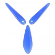 Dagues en verre 5x16 mm Dark Aquamarine Opal x50|raw }}