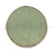 Perle ronde facettée 9 mm en pierre gemme - Argent 925 - Aventurine x1