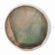 Perle ronde facettée 9 mm en pierre gemme - Argent 925 - Labradorite x1