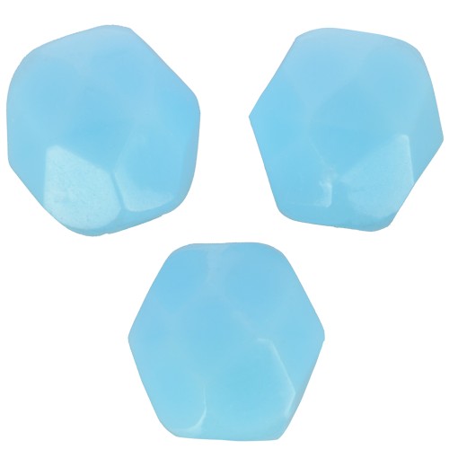 Facettes 6 mm - Opaque Bleu ciel x25