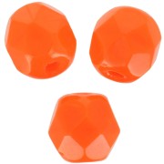 Facettes 6 mm - Opaque Orange foncé x25|raw }}