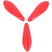Dagues en verre 5x16 mm - Red Corail x50|raw }}