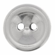 Bouton rond bombé 10 mm - Placage argent fin vieilli x1|raw }}
