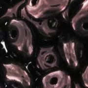 SuperDuo 2,5x5 mm Jet Lumi Amethyst x10g