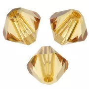 Toupies en cristal PureCrystal 5328 4 mm - Golden Topaz x50
