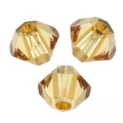 Toupies en cristal PureCrystal 5328 3 mm - Golden Topaz x50