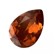 Cabochon PureCrystal 4320 14x10 mm - Smoked Amber x1