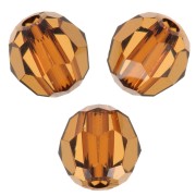 Perles rondes  PureCrystal 5000 4 mm - Light Amber x20|raw }}