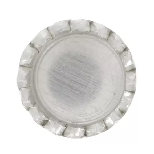 Sertis ronds dentelés pour cabochon 3 mm - Argent 925 x4