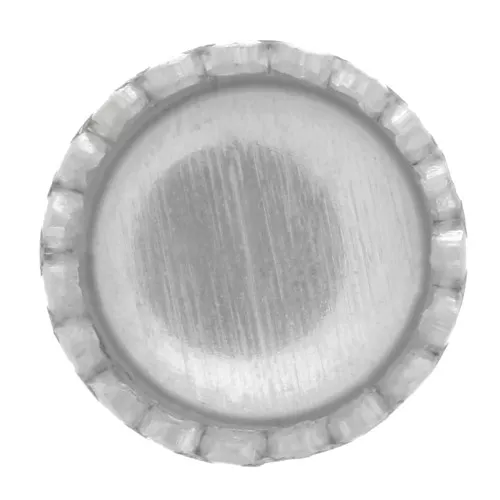 Sertis ronds dentelés pour cabochon 4 mm - Argent 925 x1