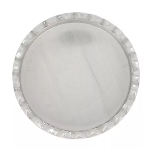 Serti rond dentelé pour cabochon 6 mm - Argent 925 x1
