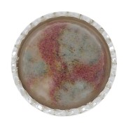 Serti rond dentelé pour cabochon 6 mm - Argent 925 x1