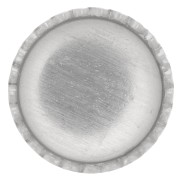 Serti rond dentelé pour cabochon 8 mm - Argent 925 x1|raw }}