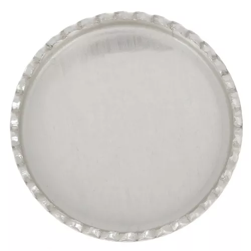 Serti rond dentelé pour cabochon 10 mm - Argent 925 x1
