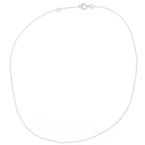 Tour de cou maille Forçat limée 1.25 mm - Argent 925 x38cm