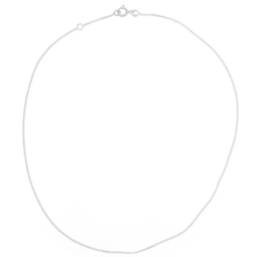 Tour de cou maille Gourmette limée 1.2 mm - Argent 925 x38cm