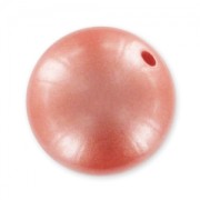 Perle ronde poudrée 16 mm Peach x1|raw }}