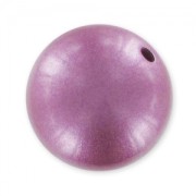 Perle ronde poudrée 16 mm Lilas x1|raw }}