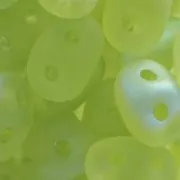 SuperDuo 2,5x5 mm Light Olivine Mat AB x10g