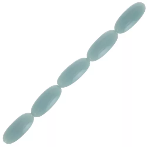 Perles olive en résine 16x7 mm - Celadon x12