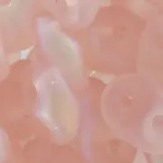 SuperDuo 2,5x5 mm Light Rose Mat AB x10g