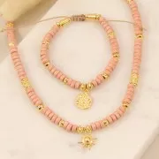 Perles cônes travaillés 5.5x5 mm - Doré à l'or fin x5